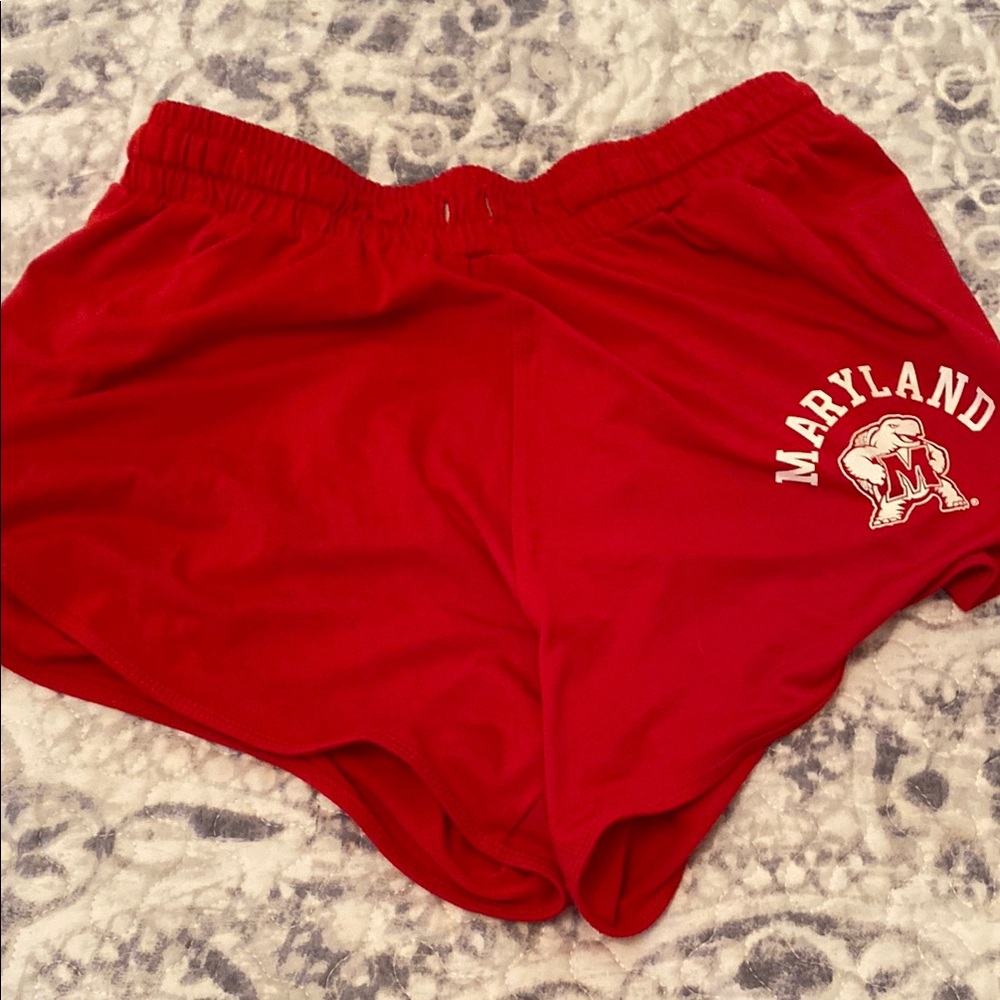Maryland Women's Red Shorts